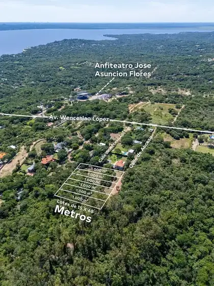 Cinco lotes de 1.000 m² cerca del Anfiteatro 2